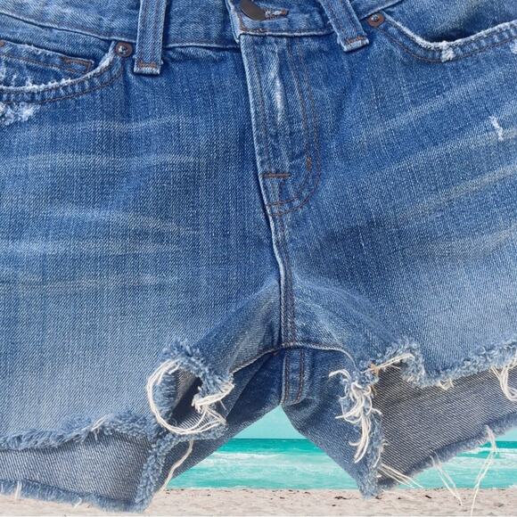 J Brand Libra Jean Shorts - Cut-Off Distressed Denim - Size 26 - REVOLVE - Boho - Picture 8 of 16